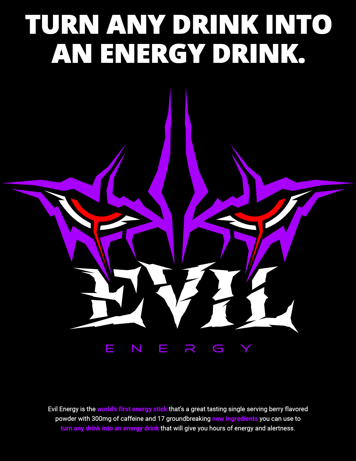 Turn Any Drink Into an Energy Drink!